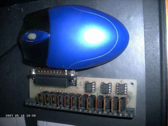 pic12c508-3 trục CNC-mạch-board-schema-bước-motor