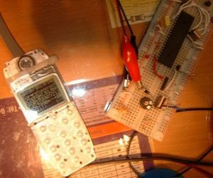 LCD SPI Nokia 3310 PIC-18F452
