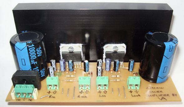 TDA7294 Amplifier Circuit 2X100Watt - Electronics Projects ...