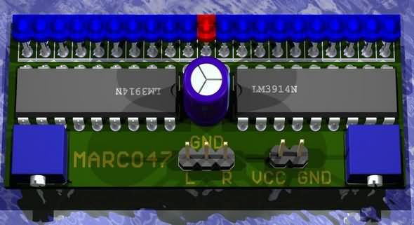 VU Meter Circuits LM3914 LM3915 PCB - Electronics Projects ...