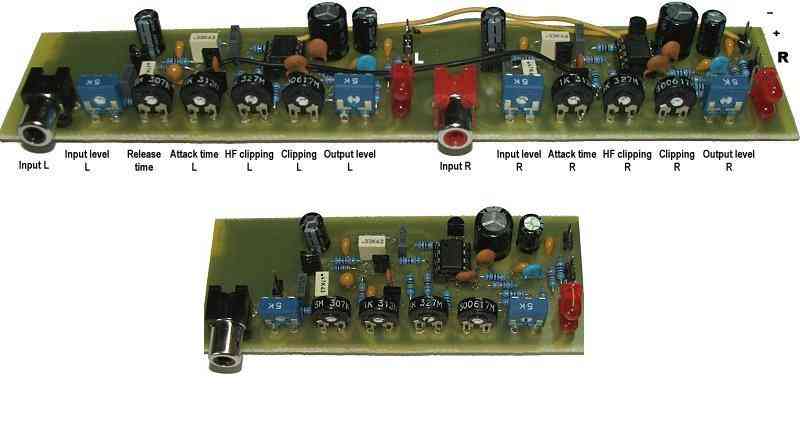 Compressor Circuit Audio Signal Control