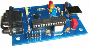 PIC18F2455 OBD2 USB  to RS232 converter circuits