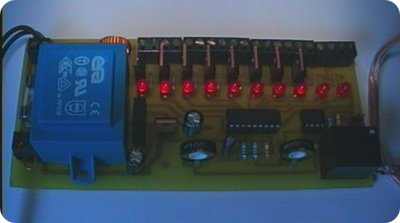 LM3914 220V  Light Vu-Meter Circuit