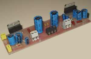 TDA7293 Stereo 100W Amplifier Circuit