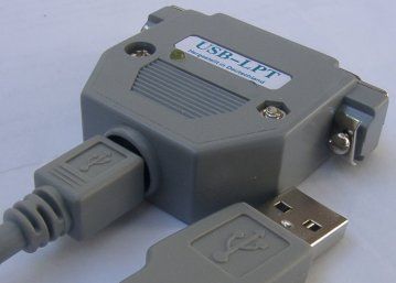 USB to LPT Converter Circuit with Atmel ATMEGA8