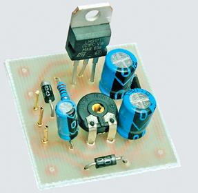 LM317T Adjustable Regulated Power Supply