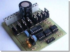 6N135 Isolated Unipolar Stepper Motor Driver Circuit