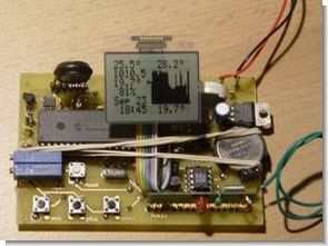 PIC18F452 CCS C RF Humidity Temperature  Circuit (addition to calendar, clock)