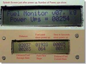 Car Fuel Monitor Circuit PIC16F84