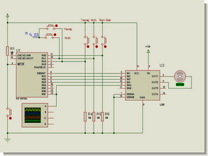 PIC16F84A PWM DC Motor Speed Control with JAL Code Example