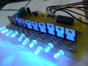 Lamp Effects  Circuit PIC16F628 10-Channels 12V 60W