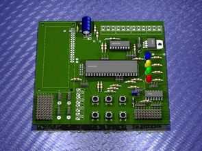 PIC18F452 , PIC16F877 Series Microcontroller Experiment Board