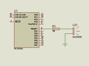 Simple PicBasic Pro Example Ambulance Sound Circuit PIC16F84A