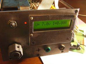 ADC example ATmega8  Digital Volt Meter Ammeter AVR Project