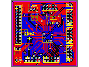 MSP430F149 Breakout Board Protel PCB