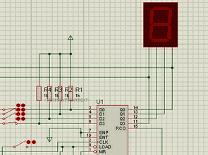 Display Clock Circuit 74160 Counters