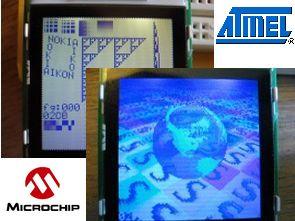 dsPIC33FJ128GP Nokia 6100 LCD driver circuit ATmega168