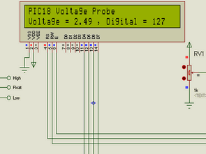 Digital Voltage Probe PIC18F242