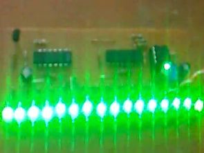 Walking LEDs Circuit 555 CD4015