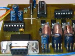4 Channel PWM Control Circuit Visual Basic RS232  AT89C2051