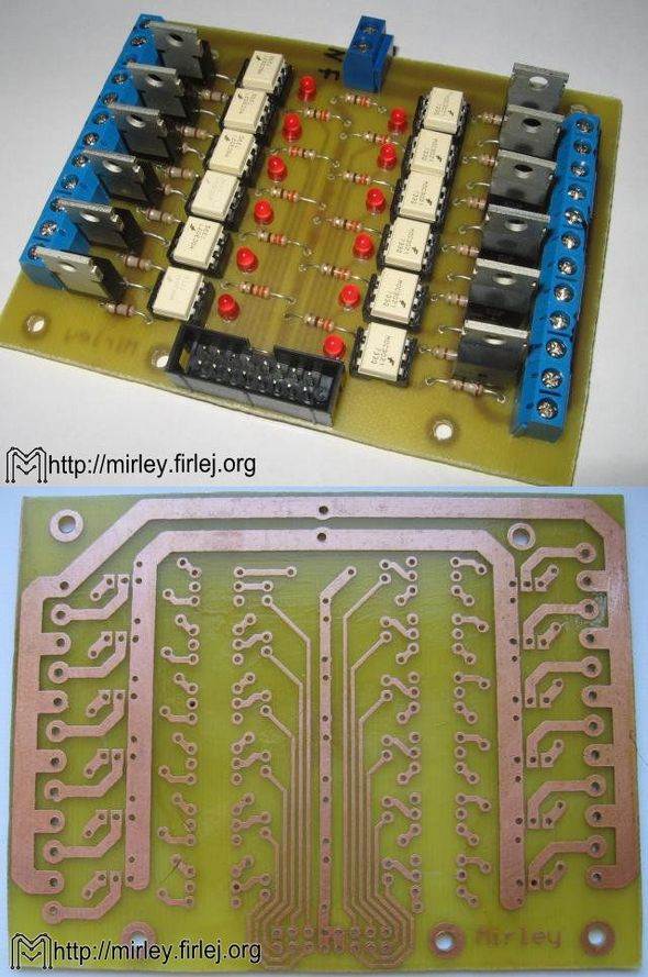 MOC3041 12 Channel Isolated Triac Module – Electronics Projects Circuits