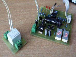 PT100 Sensor Thermostat Circuit ATmega8