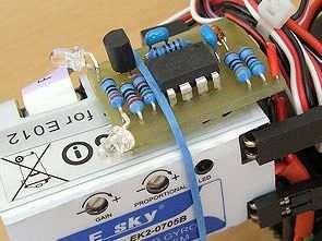 Battery Alarm Circuit for Model Helicopters ATtiny13