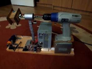 Transformer Winding Reel Assembly with Cordless Drill