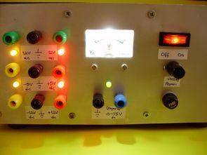 Constant voltage, output power Supply Set for experiments