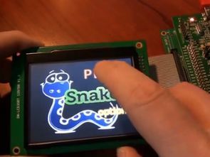 STM32F4 Discovery DM-LCD35RT LCD Touch Snake Game