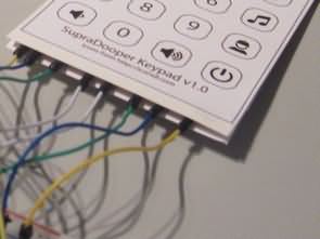 Handmade membrane keypad, and the Arduino application