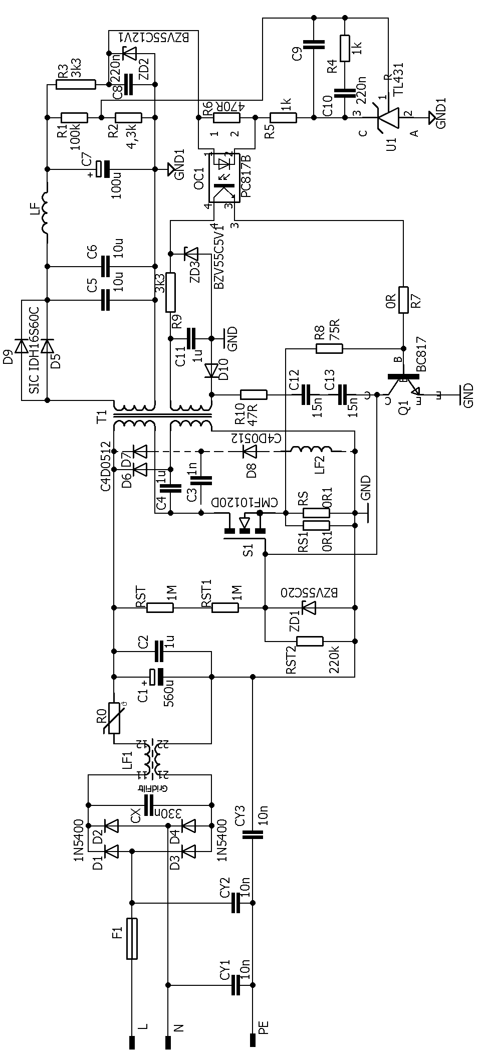 Truconnex line output converter diagram circuit