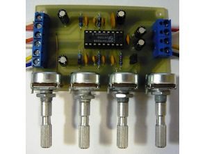 TDA1524 Preamp Tone Control Circuit