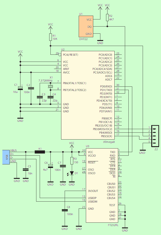 dht22-thermometer-hygrometer-circuit-schematic