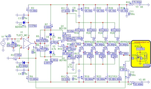 current-map-of-the-power-amplifier-at-a-voltage-of-65v