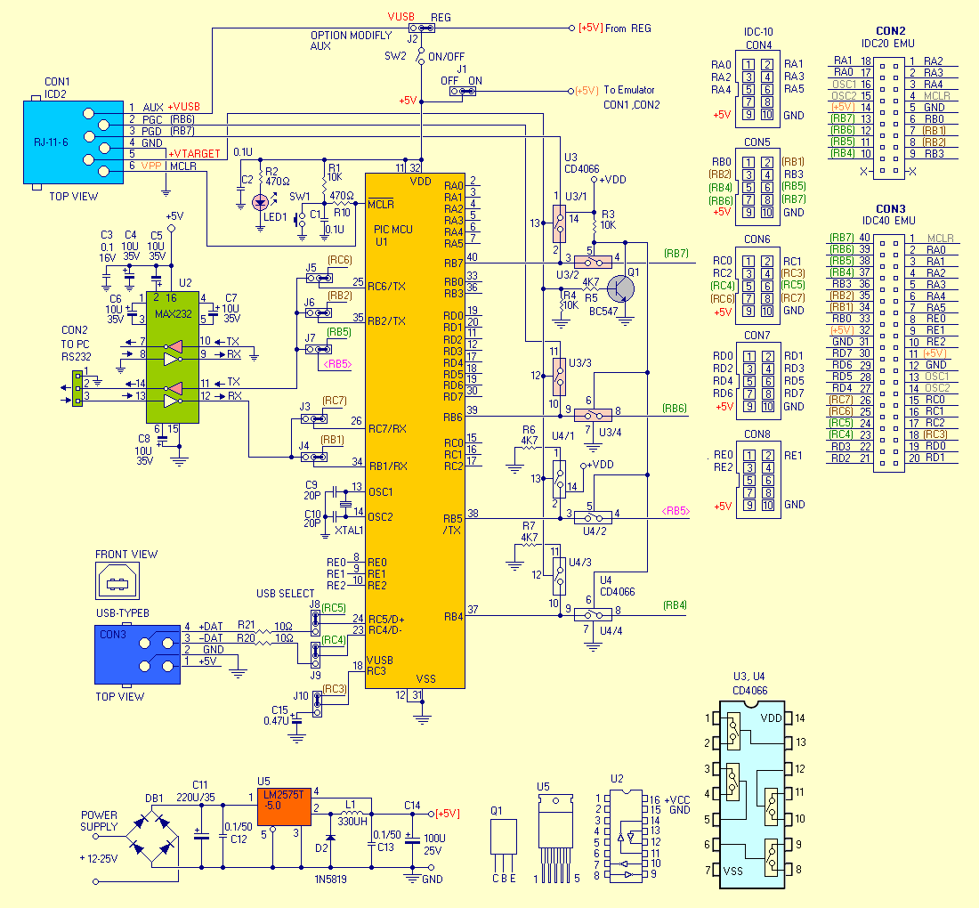 circuit-schematic-40pin-development-board