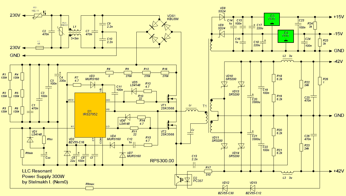 irs27952-llc-resonant-smps-circuit-schematic-diagram