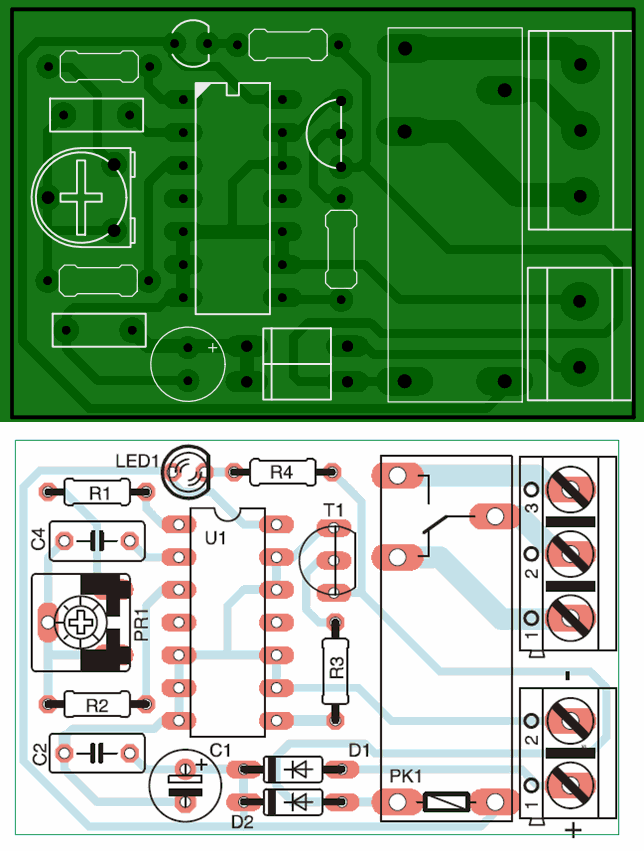 pcb-board-adjustable-delay-circuit