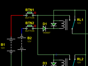 Automatic Polarity Stabilizer Simple Relay Circuit