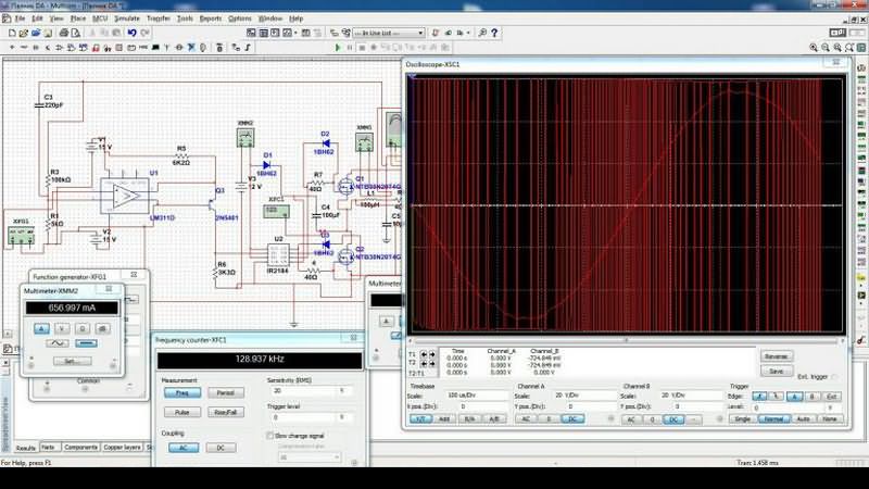 class-d-amp-pc40-ferrite-ring-with-a-gap-multisim-circuit