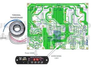 USB Bluetooth  Module Amplifier Project