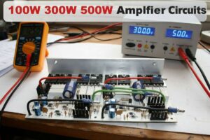 100W 300W 500W Transistor Amplifier Circuits