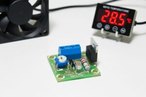 IRF9530 MOSFET Fan Speed Control Circuit 10K NTC