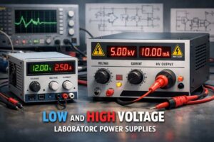 Low  and High Voltage Laboratory Power Supply Projects