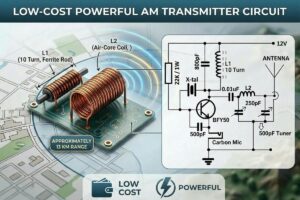 Low-Cost Powerful AM Transmitter Circuit (Approximately 13 km Range)