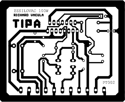 100 Watt Amplifier Circuit Tda7294 Pcb