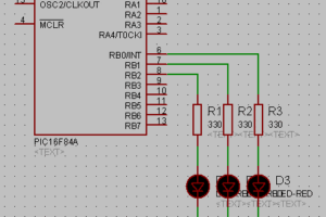 PIC16F84 ile Led Efekt Devresi Mplab İsis Video
