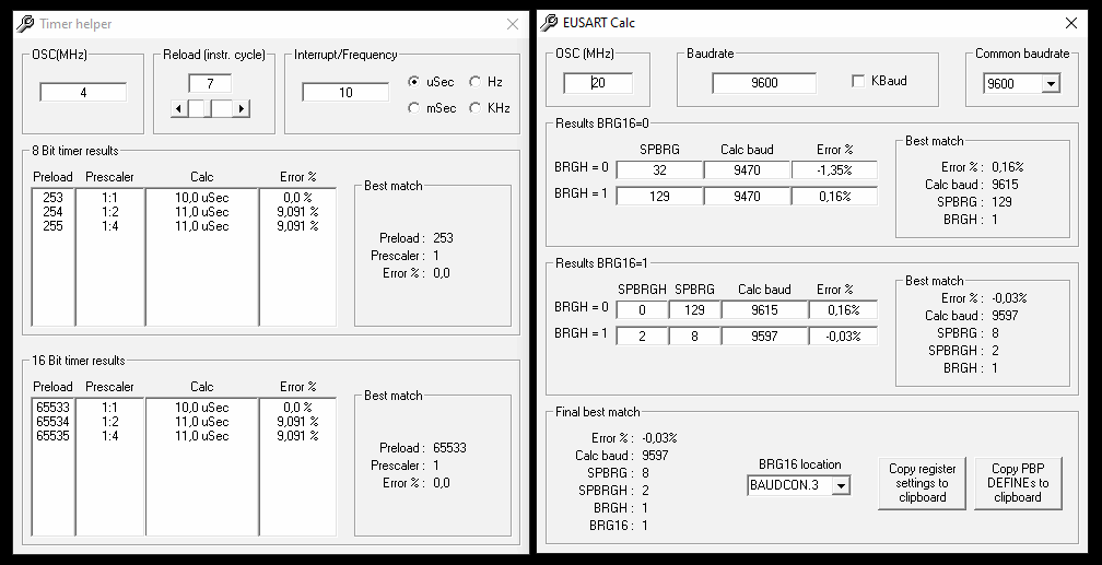 PIC Multi Calculator 3 pic-programlama-pwm-calculator