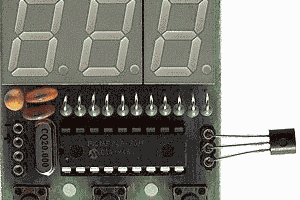 PIC16F628 PIC16F84 SMT160-30 termostat termometre devreleri