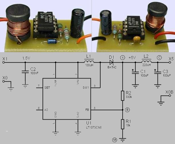 power-step-up-to-lt1073-1-5v-to-5v-voltage-converter